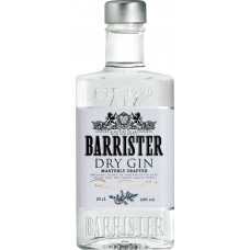 Джин BARRISTER Dry 40%, 0.25л