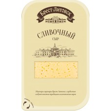Сыр БРЕСТ-ЛИТОВСК Сливочный 50%, нарезка, без змж, 150г