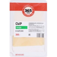 Купить Сыр 365 ДНЕЙ Гауда 45–48%, нарезка, без змж, 300г в Ленте