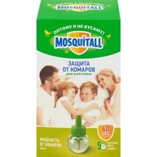 Жидкость от комаров MOSQUITALL Защита для всей семьи 60 ночей, 30мл
