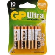 Элемент питания GP Ultra 15AU-CR4 Ultra 40/160 AA, 4шт