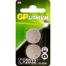 Элемент питания GP CR2032-7CR2 20/280, 2шт
