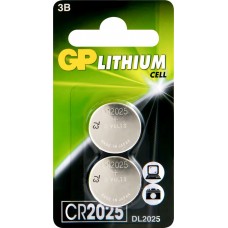 Элемент питания GP CR2025-7CR2 20/720, 2шт