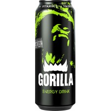 Купить Напиток энергетический GORILLA тонизирующий без консервантов газированный, 0.45л в Ленте