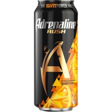 Напиток энергетический ADRENALINE Juicy Апельсиновая энергия газированный, 0.449л