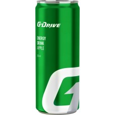 Напиток энергетический G-DRIVE Apple тонизирующий газированный, 0.25л