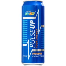 Напиток энергетический PULSEUP Energy тонизирующий газированный, 0.45л