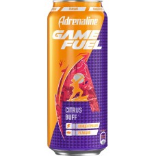 Напиток энергетический ADRENALINE Game Fuel Citrus Buff газированный, 0.449л