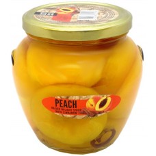 Персики DOLCE ALBERO половинки в сиропе с корицей, 580мл