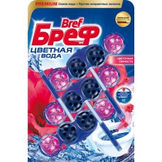 Купить Блок для унитаза BREF Color Aktiv Цветочная Свежесть, 3x50г в Ленте