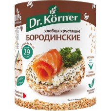 Купить Хлебцы DR KORNER Бородинские хрустящие, 100г в Ленте