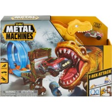Набор игровой METAL MACHINES Трек-динозавр с машинкой, 4 предмета, Арт. 6702-S001