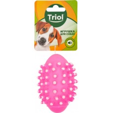 Игрушка для собак TRIOL Мяч для регби с шипами винил, 85мм
