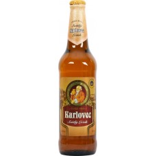 Пиво светлое KARLOVEC Svetly Lezak пастеризованное фильтрованное 4,8%, 0.5л