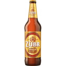 Купить Пиво светлое ZUBR Gold фильтрованное пастеризованное, 4,6%, 0.5л в Ленте