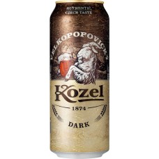 Пиво темное VELKOPOPOVICKY KOZEL Dark фильтрованное пастеризованное, 3,8%, ж/б, 0.5л