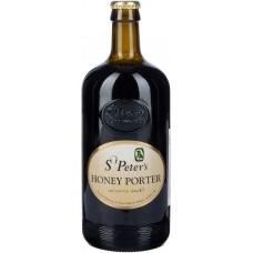 Пиво темное ST PETER'S Honey porter фильтрованное пастеризованное 4,5%, 0.5л