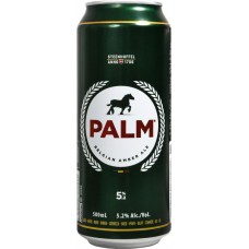Пиво темное PALM фильтрованное пастеризованное, 5,2%, ж/б, 0.5л