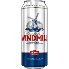 Купить Пиво светлое DUTCH WINDMILL фильтрованное пастеризованное, 4,6%, ж/б, 0.5л в Ленте