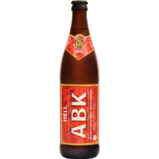 Купить Пиво светлое ABK Hell фильтрованное пастеризованное, 5%, 0.5л в Ленте