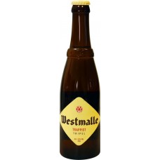 Купить Пиво светлое WESTMALLE Trappist Tripel Бельгийский траппистский эль фильтрованное непастеризованное 9,5%, 0.33л в Ленте