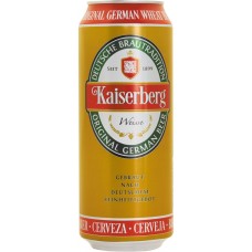 Пиво светлое KAISERBERG Weisse пшеничное нефильтрованное пастеризованное 5,3%, 0.5л