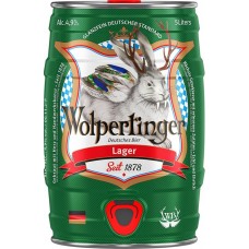 Купить Пиво светлое WOLPERTINGER Lager фильтрованное пастеризованное 4,9%, 5л в Ленте