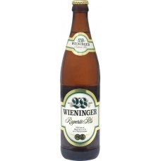 Пиво светлое WIENINGER Ruperti Pils фильтрованное непастеризованное 5%, 0.5л