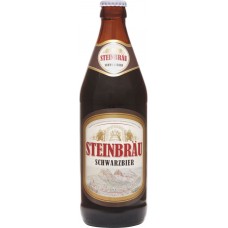Пиво темное STEINBRAU Schwarzbier фильтрованное пастеризованное 5%, 0.5л
