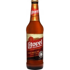 Пиво светлое LITOVEL Premium фильтрованное пастеризованное 5%, 0.5л