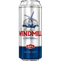 Пиво светлое DUTCH WINDMILL фильтрованное пастеризованное, 4,6%, ж/б, 0.5л