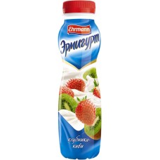Напиток йогуртный питьевой EHRMANN Эрмигурт с клубникой и киви 1,2%, без змж, 290г
