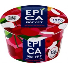 Купить Йогурт EPICA с вишней и черешней 4,8%, без змж, 130г в Ленте