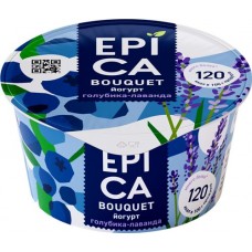 Купить Йогурт EPICA BOUQUET Голубика и экстракт лаванды 4,8%, без змж, 130г в Ленте