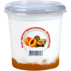 Йогурт ЦАРКА Персик, маракуйя 3,5%, без змж, 400г