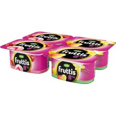 Купить Продукт йогуртный FRUTTIS Суперэкстра Вишневый пломбир/Груша, ваниль 8%, без змж, 115г в Ленте