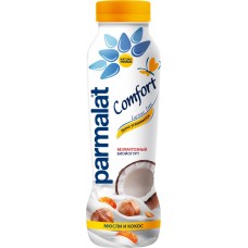 Купить Биойогурт питьевой PARMALAT Comfort безлактозный Мюсли, кокос 1,5%, без змж, 290г в Ленте