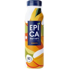 Купить Йогурт питьевой EPICA с манго 2,5%, без змж, 260г в Ленте