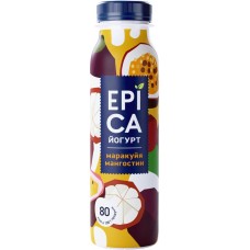 Купить Йогурт питьевой EPICA с маракуйей и мангостином 2,5%, без змж, 260г в Ленте