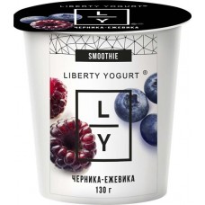 Йогурт LIBERTY с черникой и ежевикой 2,9%, без змж, 130г