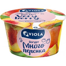 Йогурт VIOLA Very Berry с персиком 2,6%, без змж, 180г