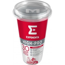 Напиток кисломолочный EXPONENTA High-pro Клубника, арбуз обезжиренный с высоким содержанием белка, без змж, 250г