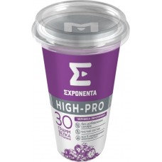 Напиток кисломолочный EXPONENTA High-pro Черника, земляника обезжиренный с высоким содержанием белка, без змж, 250г