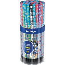 Купить Карандаш чернографитный BERLINGO Dots, HB, круглый Арт. BP01301 в Ленте