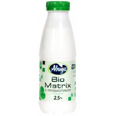 Биопродукт кисломолочный МК АВИДА Biomatrix 2,5%, без змж, 430г