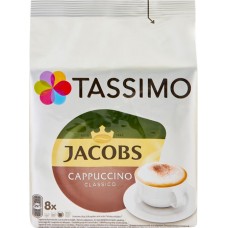 Купить Напиток кофейный в капсулах TASSIMO Jacobs Cappuccino, 8кап в Ленте