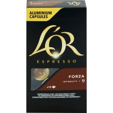 Кофе молотый в капсулах L’OR Espresso Forza натуральный жареный, 10кап