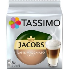 Напиток кофейный в капсулах TASSIMO Jacobs Latte Macchiato Classico, 16кап