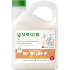 Купить Кондиционер-ополаскиватель для белья SYNERGETIC Миндальное молочко биоразлагаемый, 2.75л в Ленте