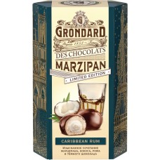 Конфеты GRONDARD Марципановые с кокосовой начинкой и ромом, 140г